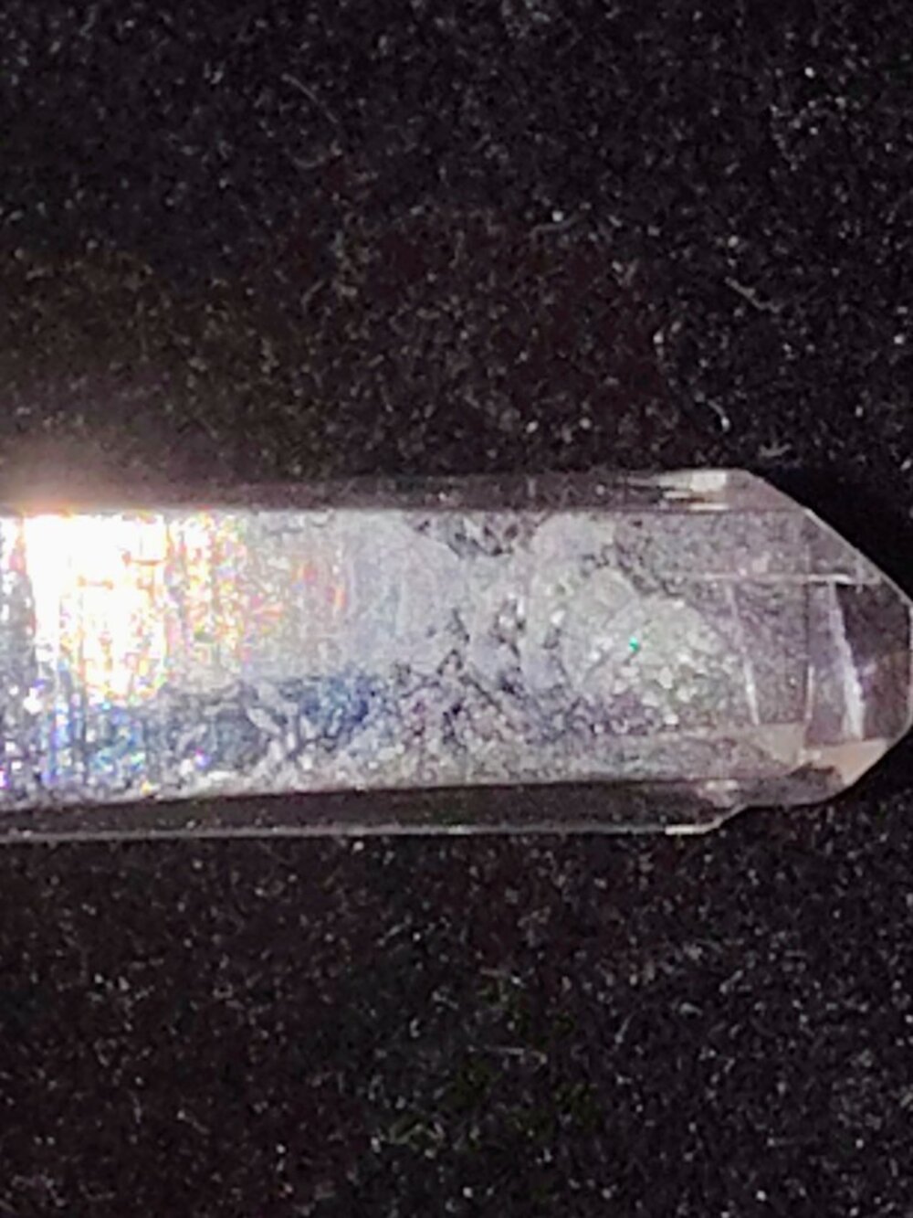 Vintage Waterford Crystal Cross Pendant – Sterling Bail – Original Box & Pouch - Picture 8 of 8